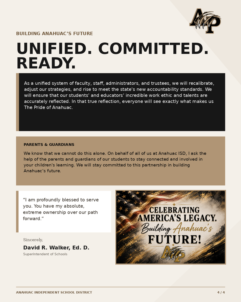 Our Commitment With Your Help