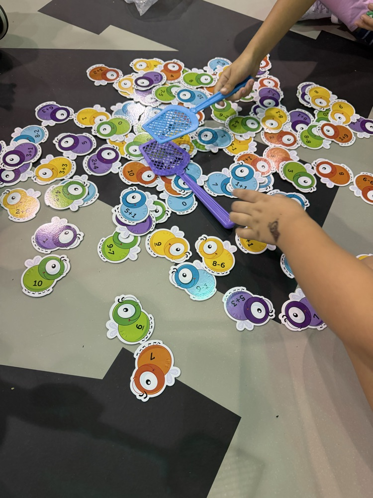 Students play number games