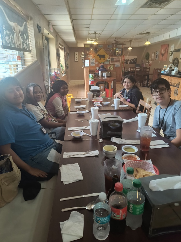 Lunchtime was a success with all their new skills!