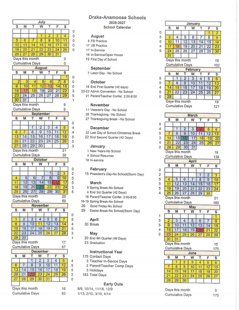 school calendar 2026-27 updated