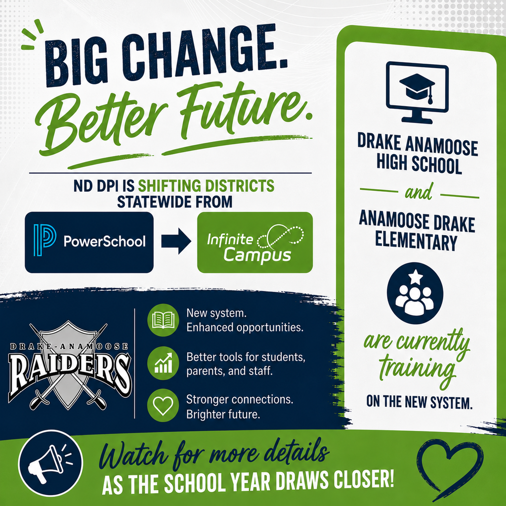 Flyer announcing SIS platform change