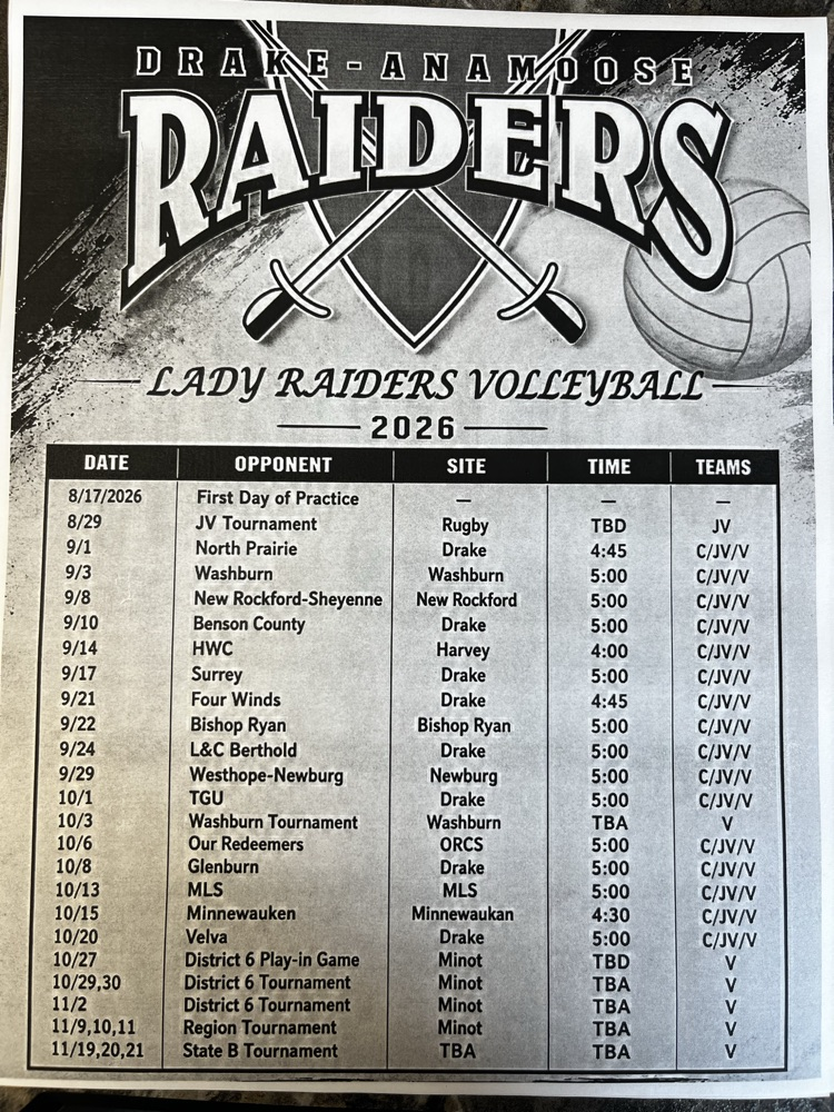 schedule