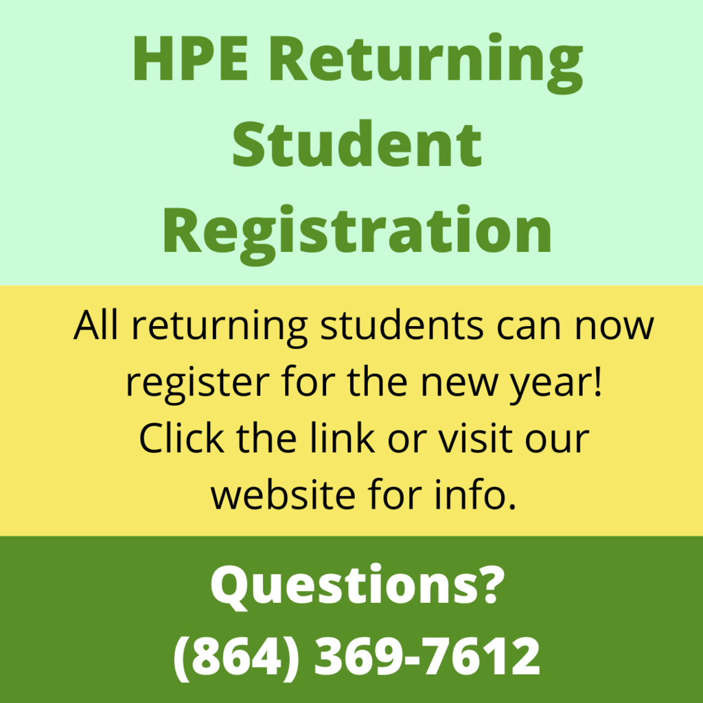 returning student registration