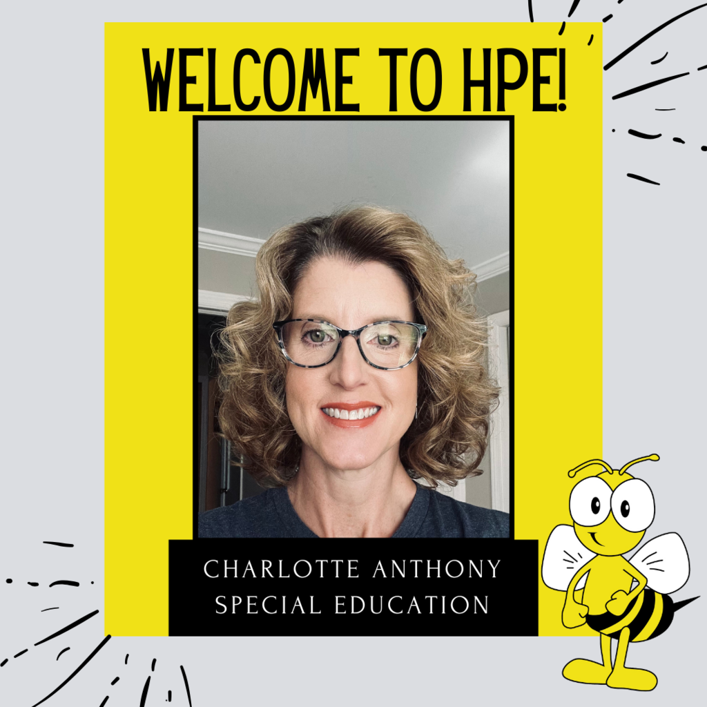 We are so excited to welcome Mrs. Charlotte Anthony to Honea Path Elementary! Mrs. Anthony will be joining our special education team.