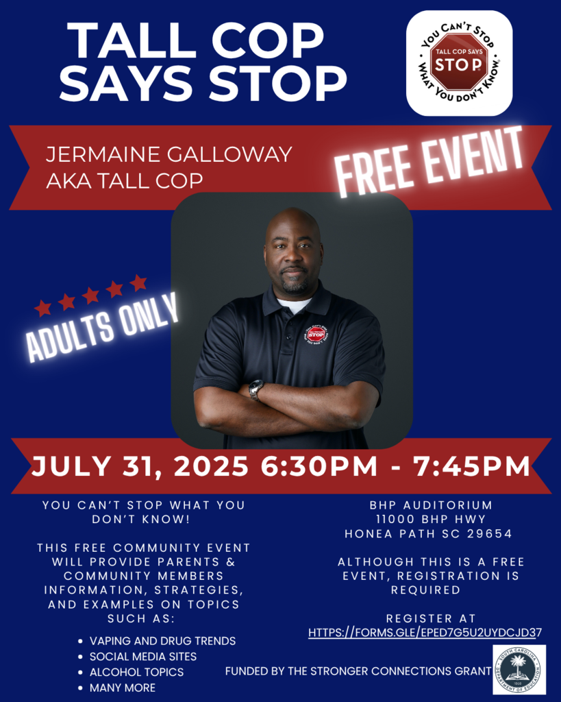 Tall Cop community event