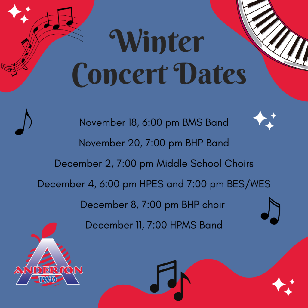 Winter Concert Dates
