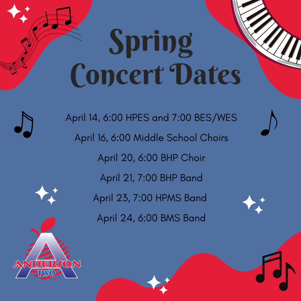 Spring Concert Dates
