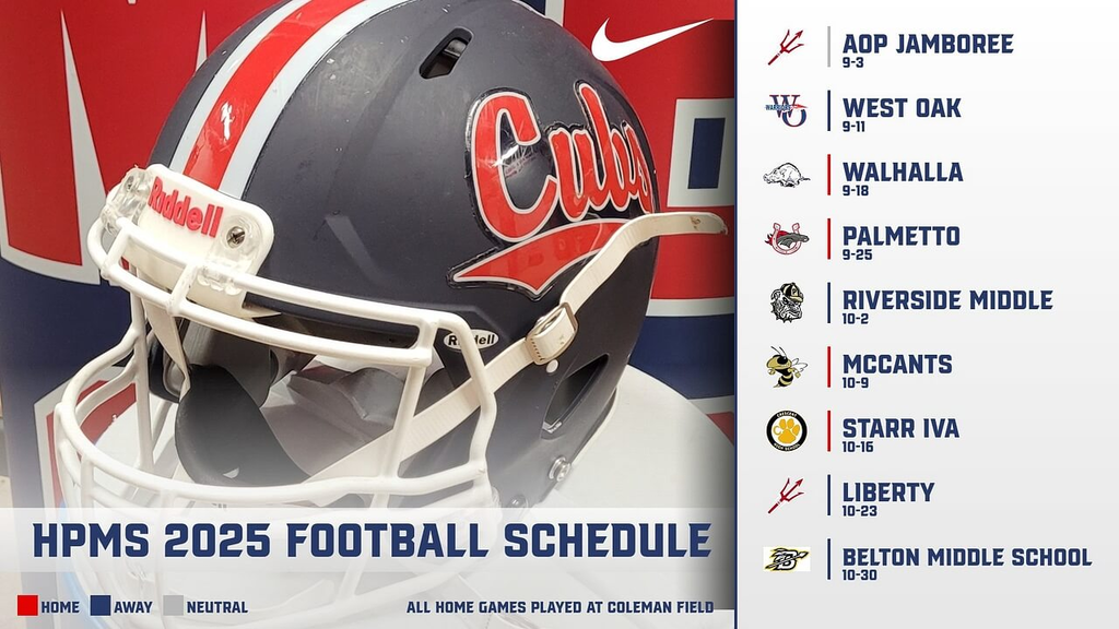 HPMS Football Schedule