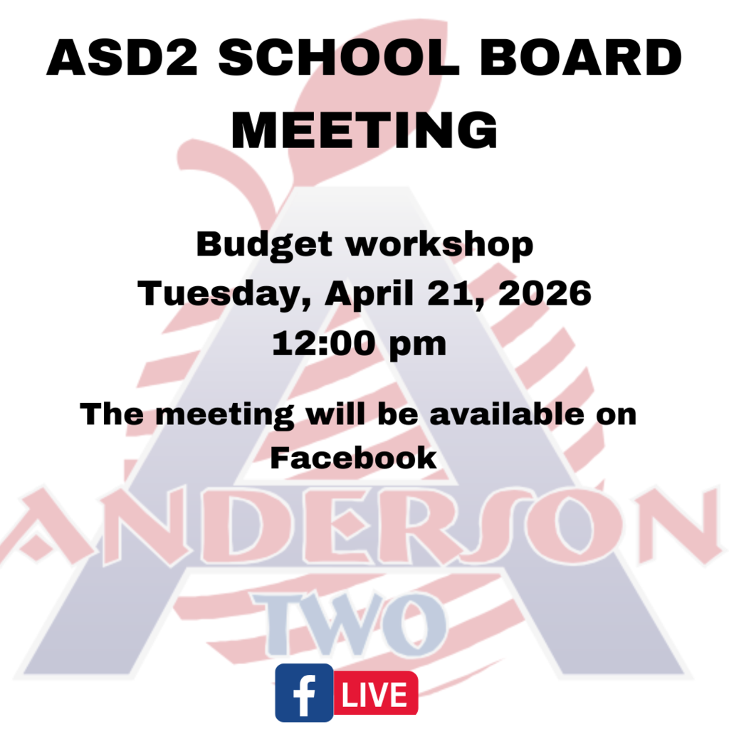 ASD2 School Board Budget Workshop Meeting