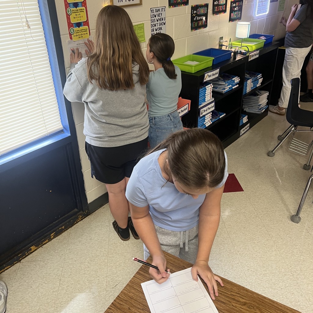 Mrs. Baldwin’s math classes crunched the numbers and brought data to life! They completed a partner work error analysis with box plots. These young statisticians are mastering the art of analysis!