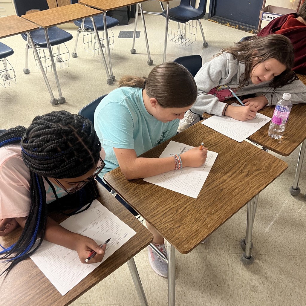 Mrs. Baldwin’s math classes crunched the numbers and brought data to life! They completed a partner work error analysis with box plots. These young statisticians are mastering the art of analysis!