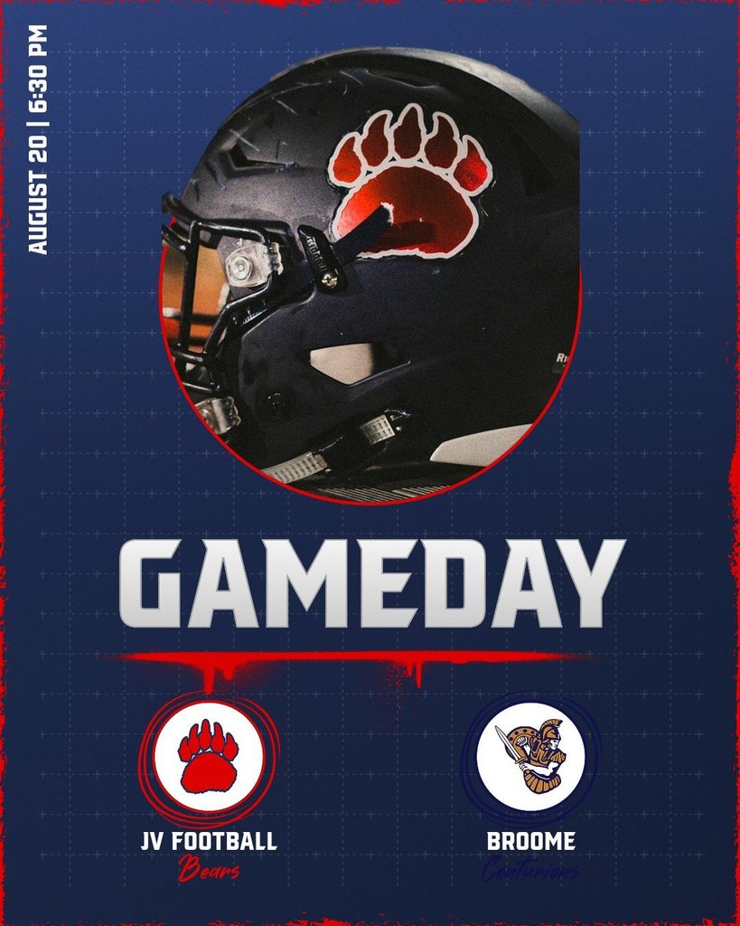JV football opens its season at home tonight. Go Bears!