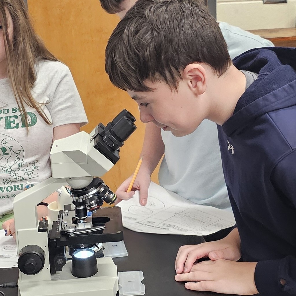 BMS 6th Grade Science students became young scientists today! They used microscopes to examine specimens and determine if they were living or non-living based on the Characteristics of Living Things.