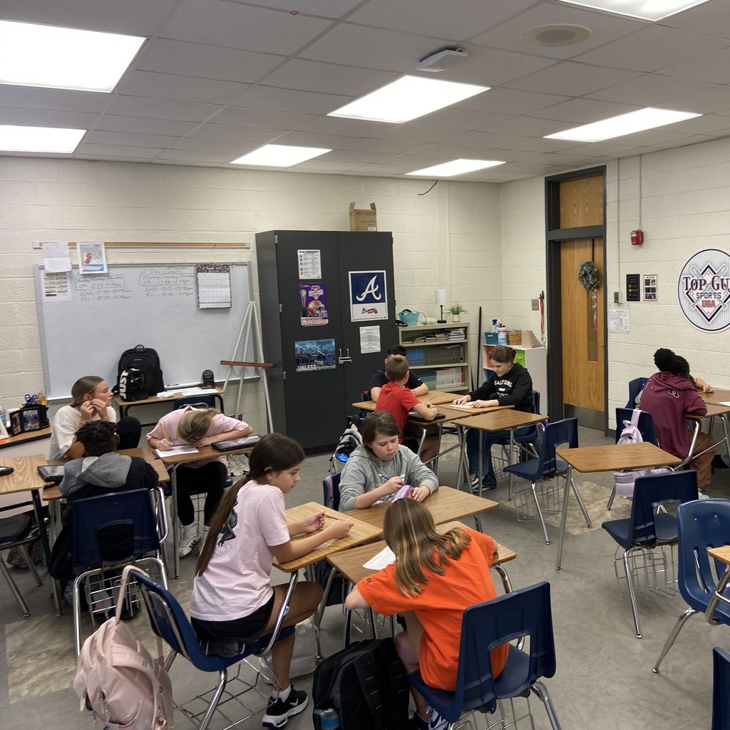 6th grade Strategies students with Coach Parnell practiced email etiquette this week!