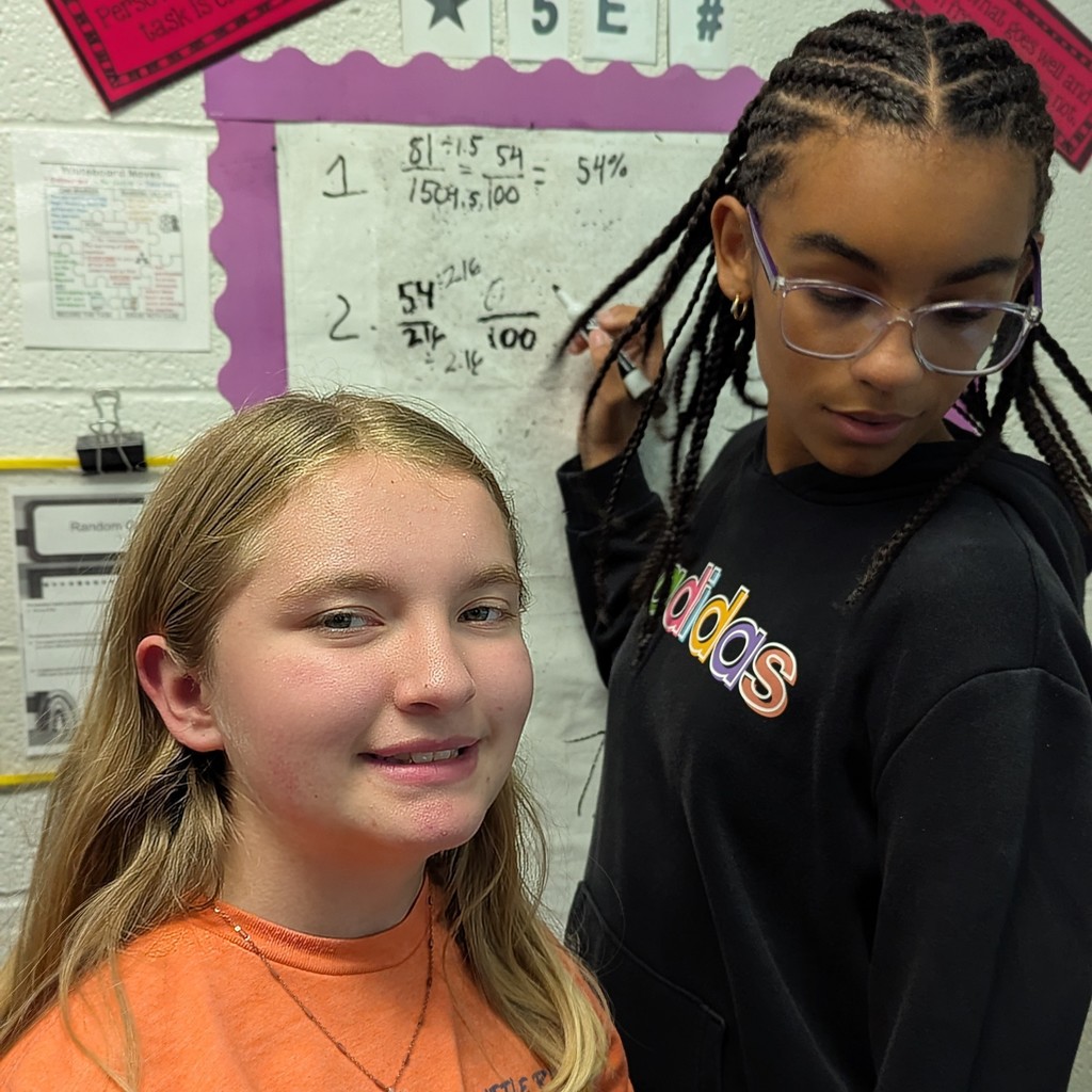 Mrs. Danko’s students collaborated in teams to tackle problem-solving together. 
