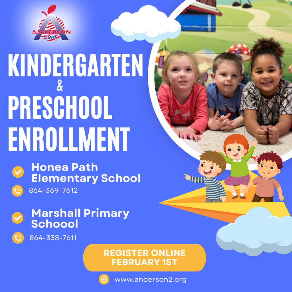 Kindergarten and PreK enrollment opens Feb 1st