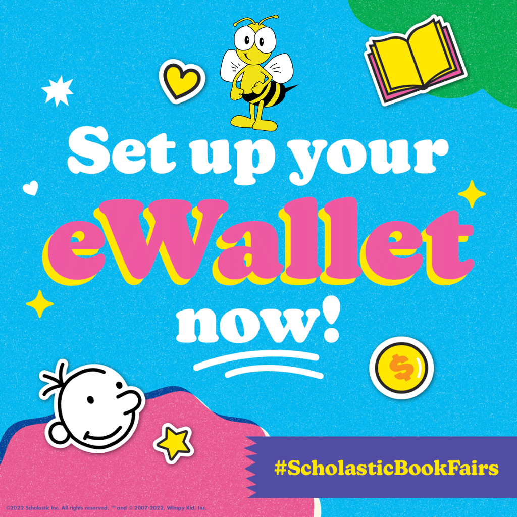 Set up your student's eWallet account for cashless, stress-less shopping. Friends and family can even contribute funds! Set one up now here: https://www.scholastic.com/bf/honeapathelementaryschool #ScholasticBookFairs