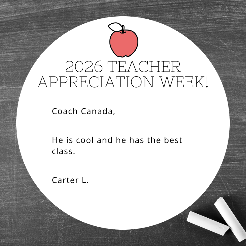 This week we're celebrating our teachers and staff! 
