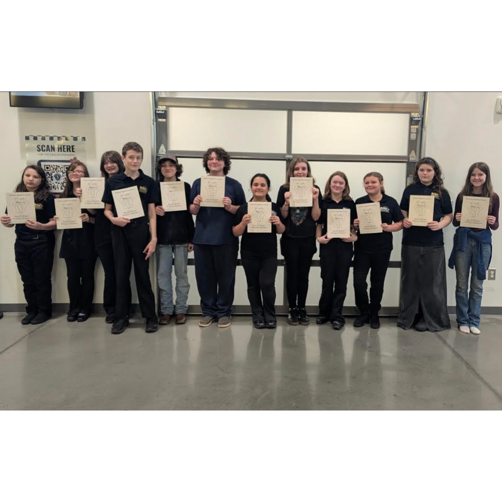 Belton Middle School Band students