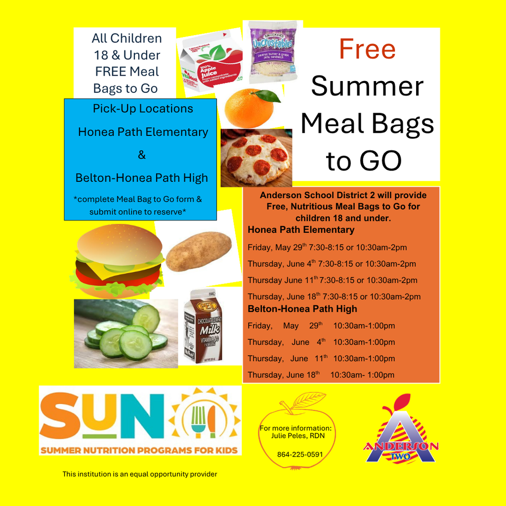 Summer meal to go program