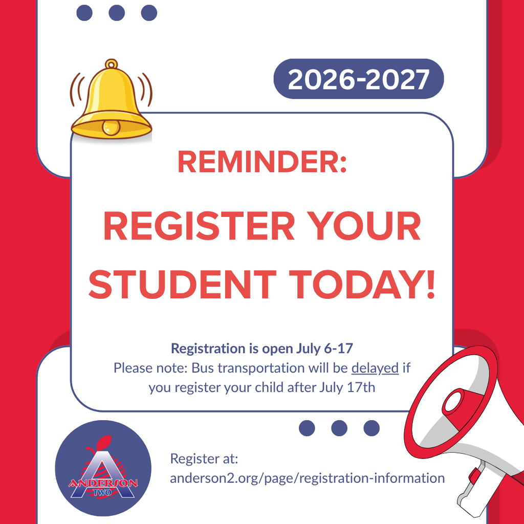 Register your student today