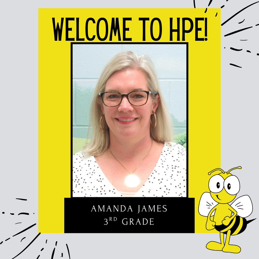 We are so excited to welcome Mrs. Amanda James back to Honea Path Elementary! Mrs. James previously taught 1st grade and is coming back to join our 3rd grade team!