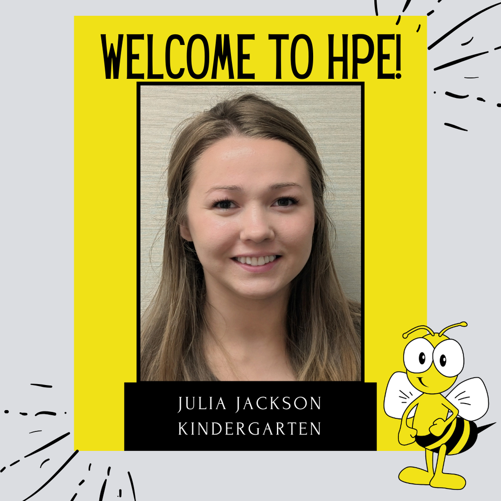 We are so excited to welcome Mrs. Julia Jackson to her new role at Honea Path Elementary! Mrs. Jackson was a teacher assistant last year. We're excited for her to join our kindergarten team!
