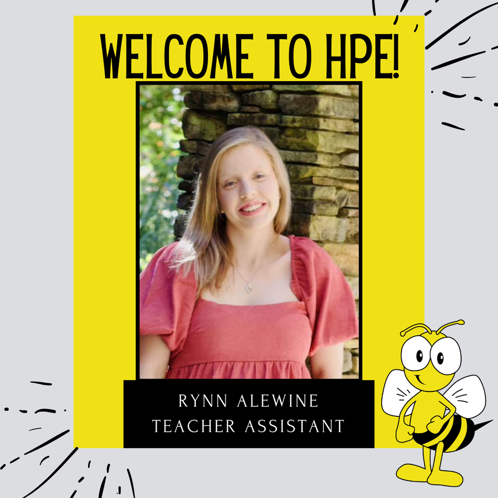 We are so excited to welcome Mrs. Rynn Alewine to Honea Path Elementary! Mrs. Alewine is joining our teacher assistants.
