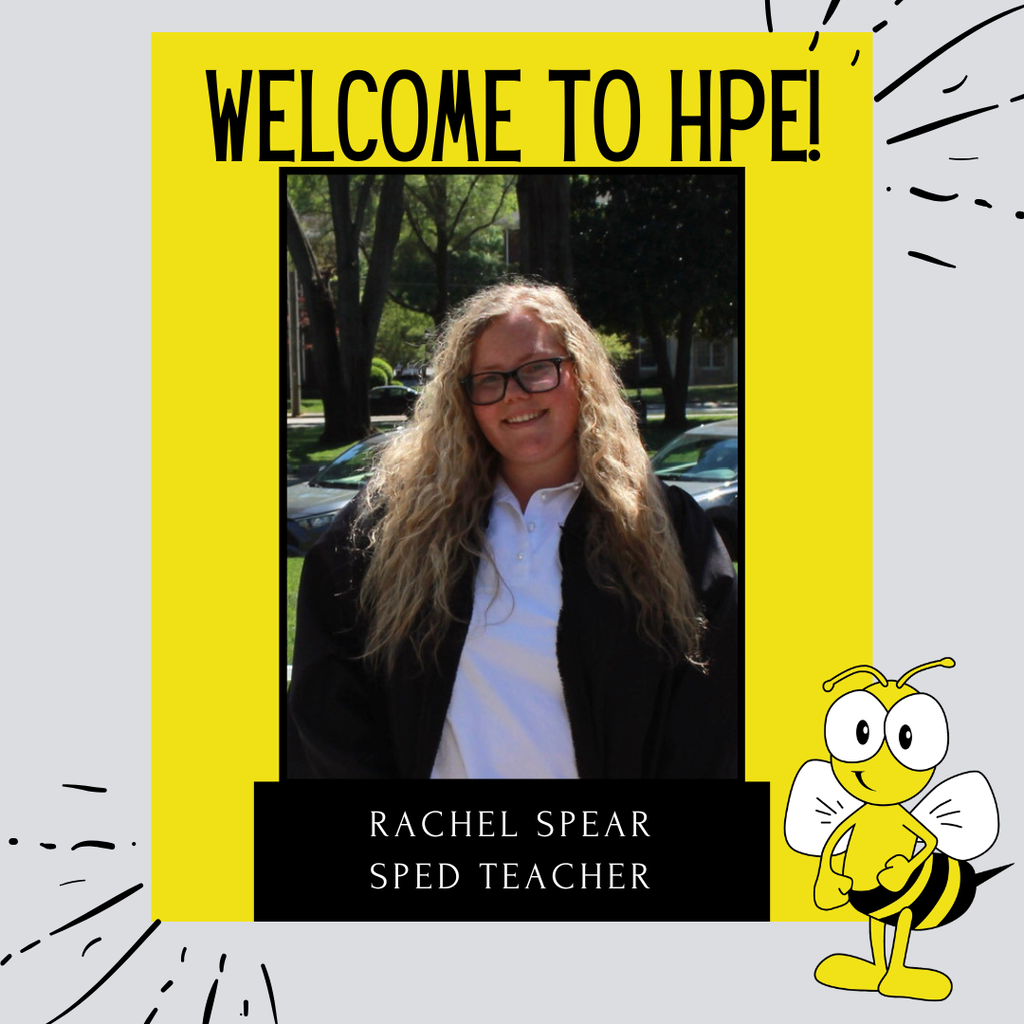 We are so excited to welcome Mrs. Rachel Spear to Honea Path Elementary! Mrs. Spear is joining our SpEd team!