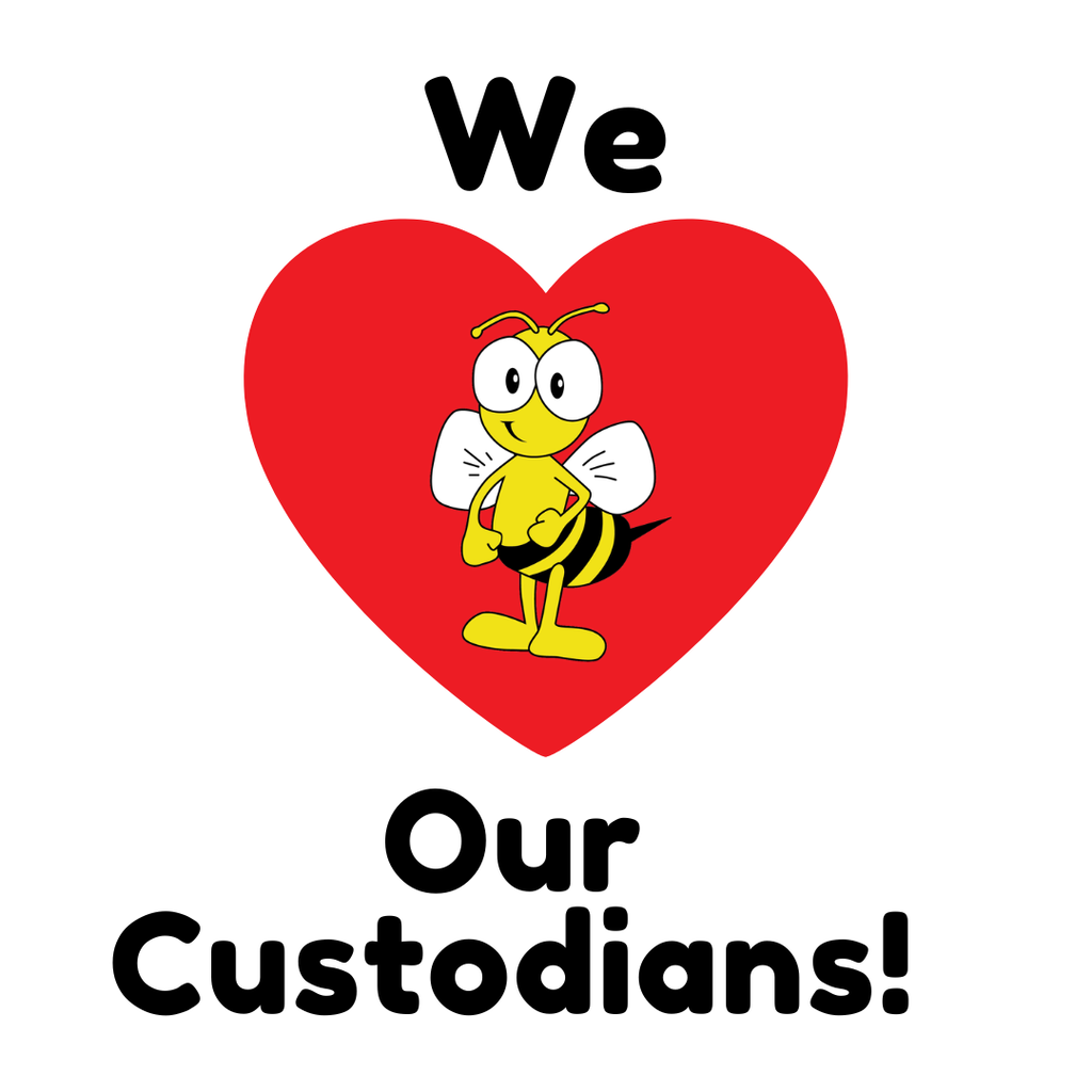Mr. Doug, Mrs. Nicole, Mrs. Hope, and Ms. Charlene do an awesome job keeping our school clean!