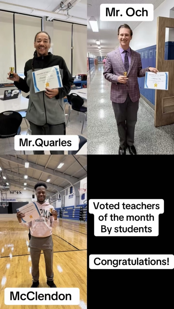 teachers of the month