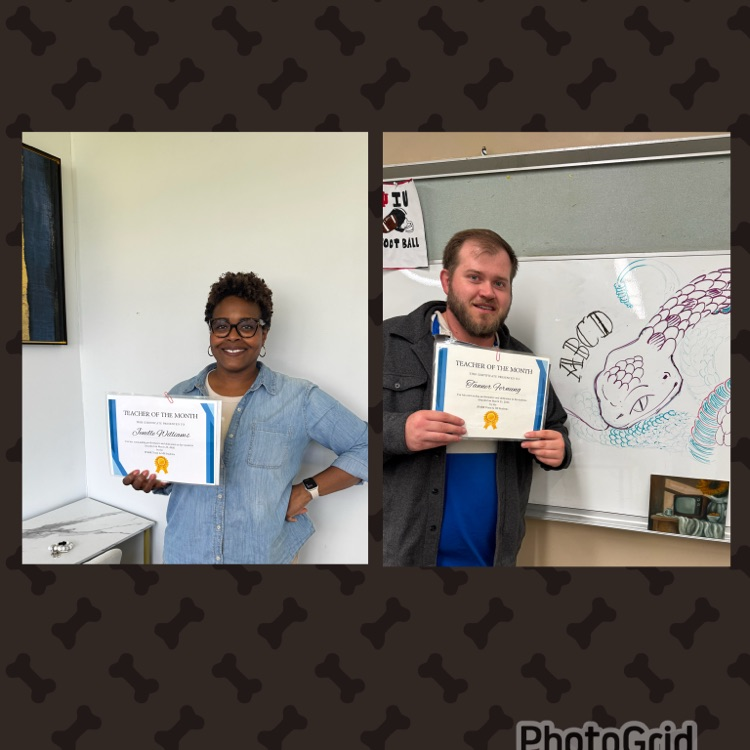 teachers of the month