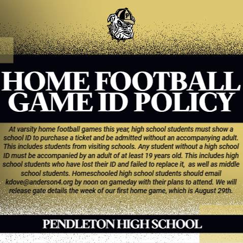 Home Football ID Policy 