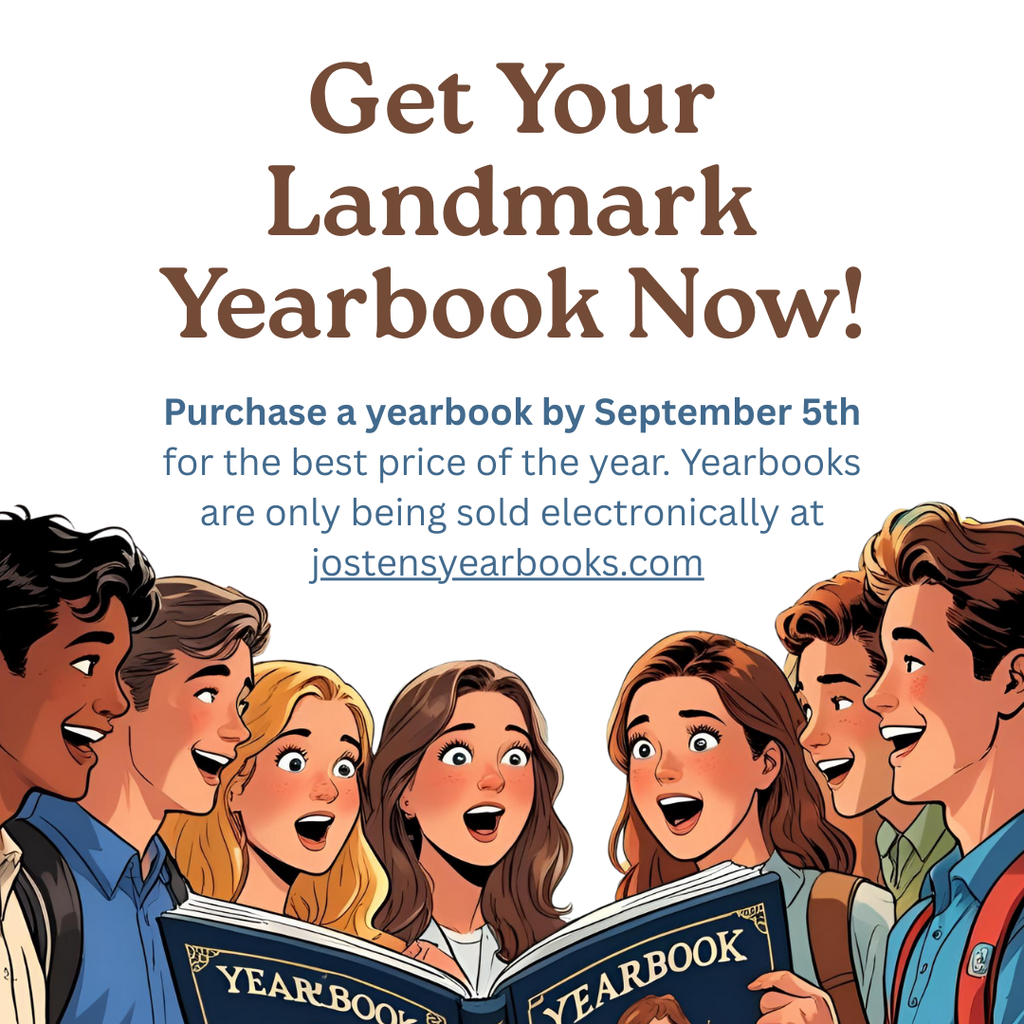 Buy your Landmark yearbook today!