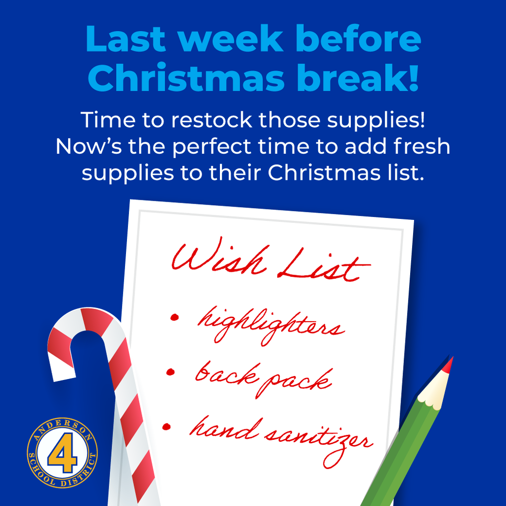 Restock school supplies