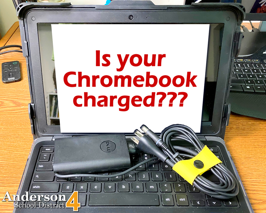 Please charge your Chromebook
