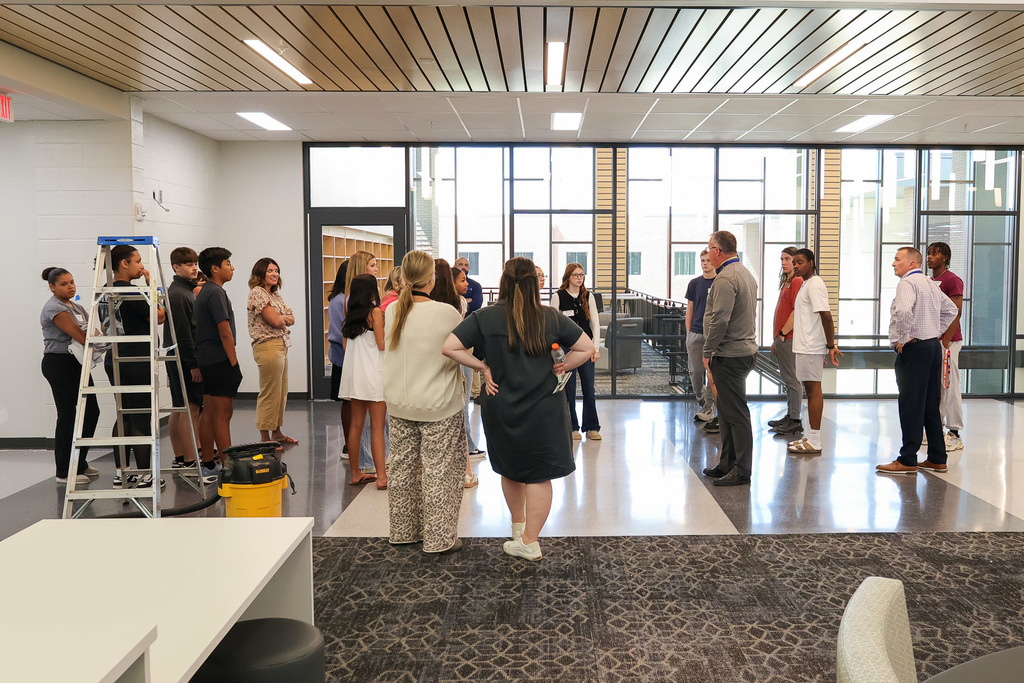 Superintendent's Student Council touring PHS