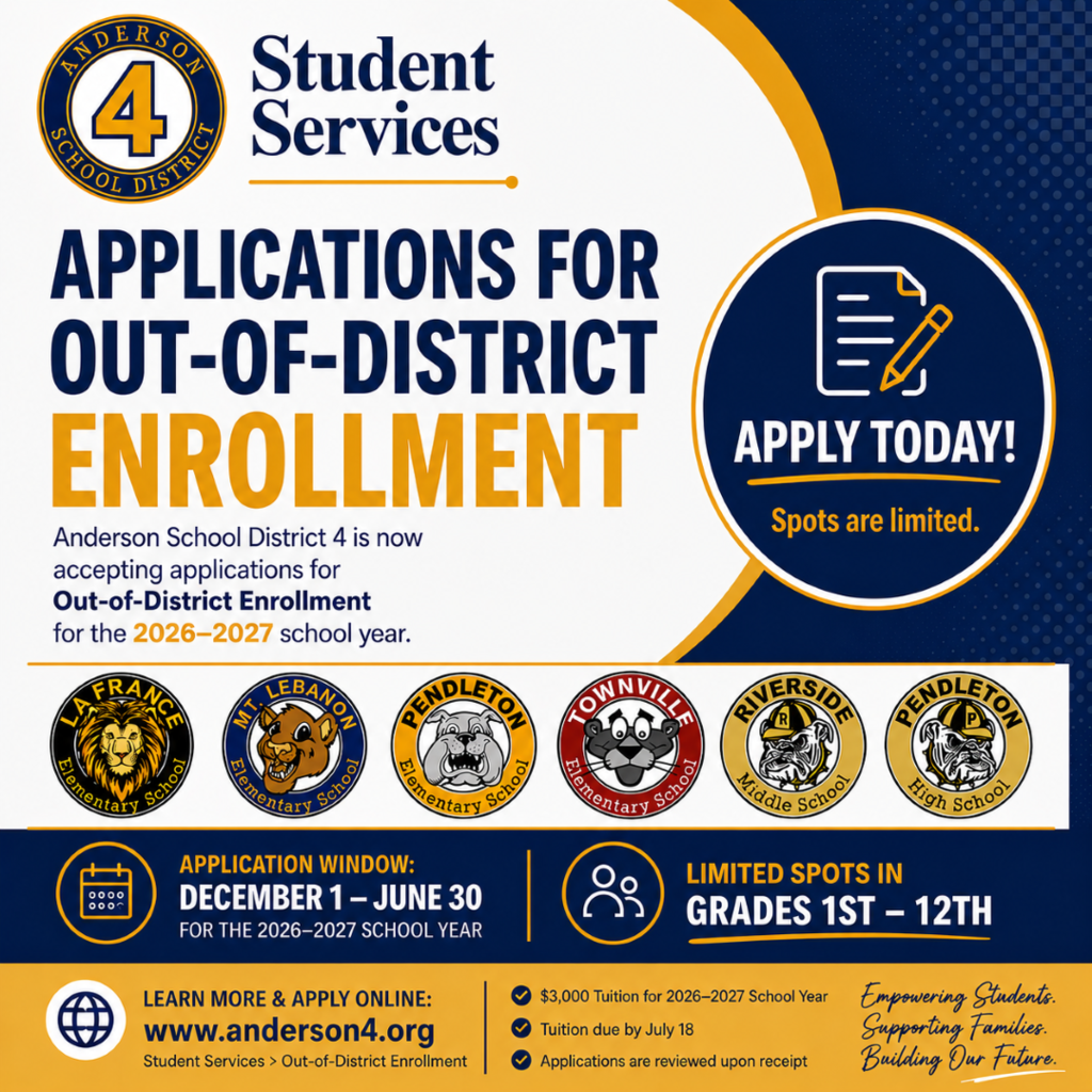 Out of District Enrollment Application