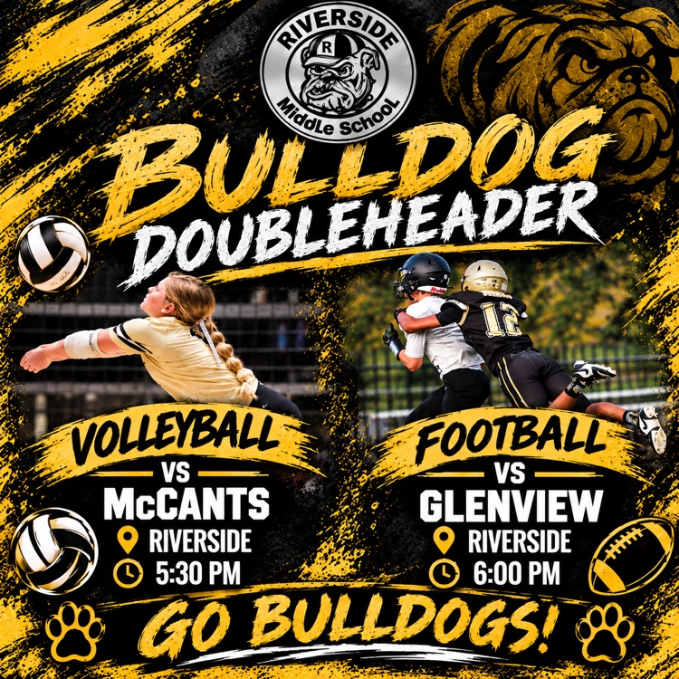 * a busy night ahead for Riverside athletics! Come support all of our fall athletes!