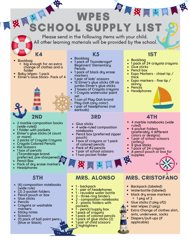 Supply List
