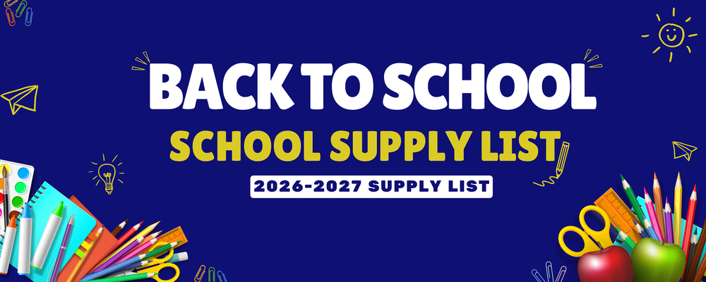 School Supply List Graphic