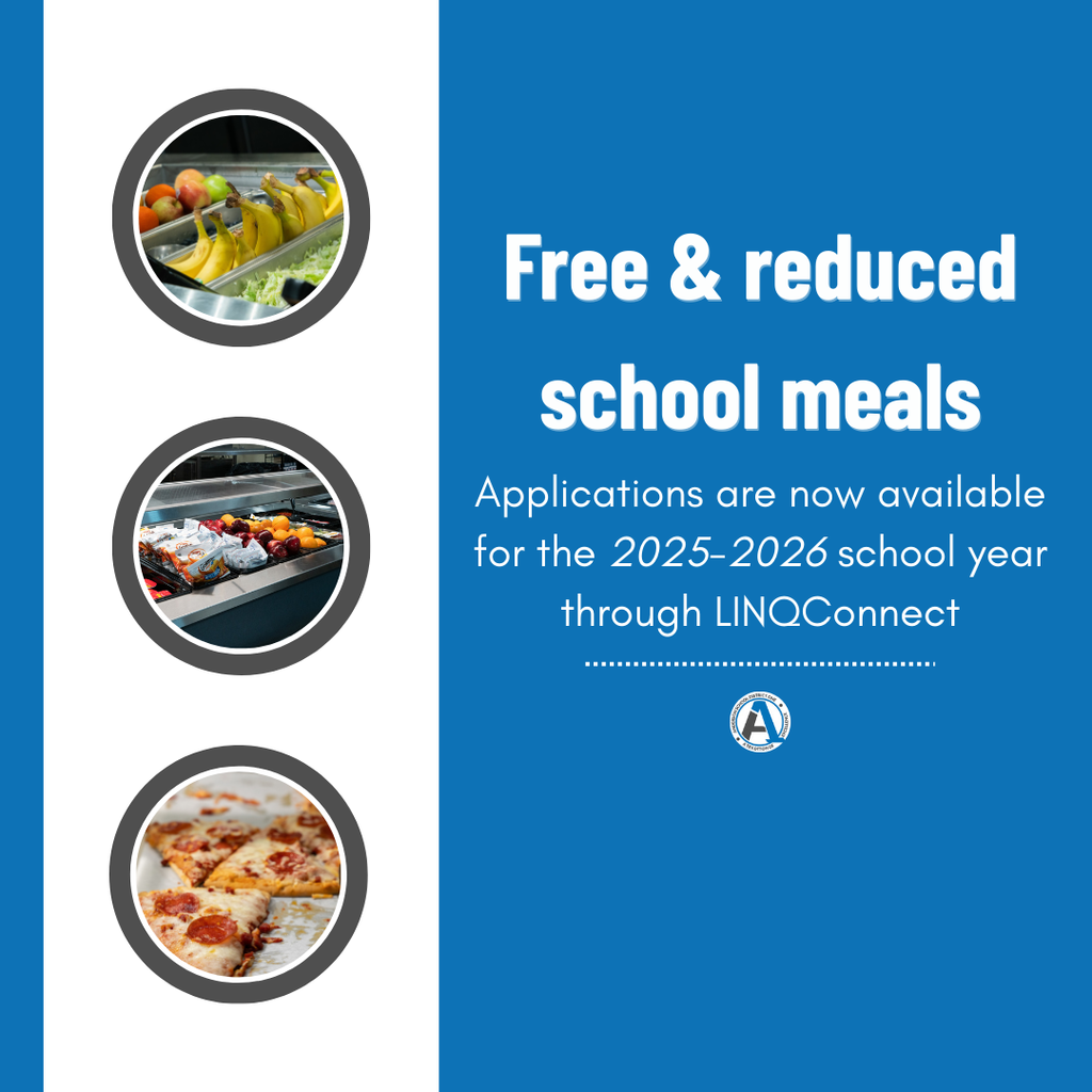 Applications are now available for the 2025-2026 school year for free and reduced school meals. The applications are available through LINQConnect. 