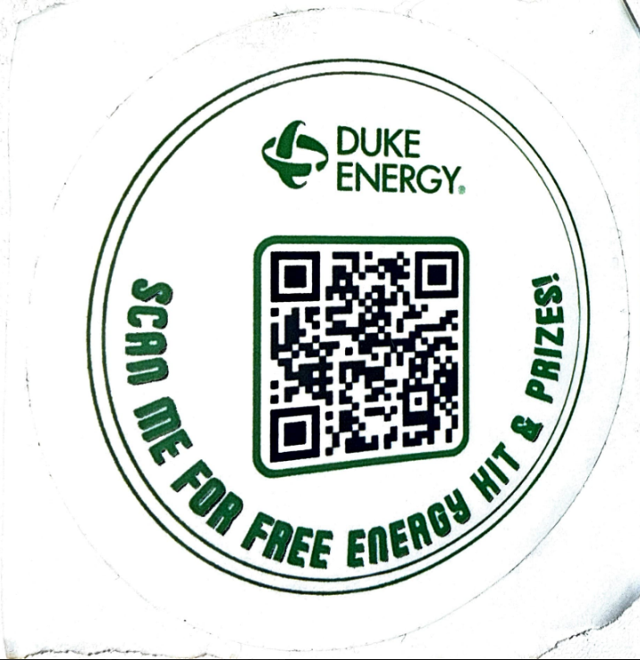 QR code to scan for free energy kit and prizes!