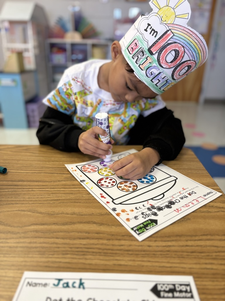 Individual student doing dot work