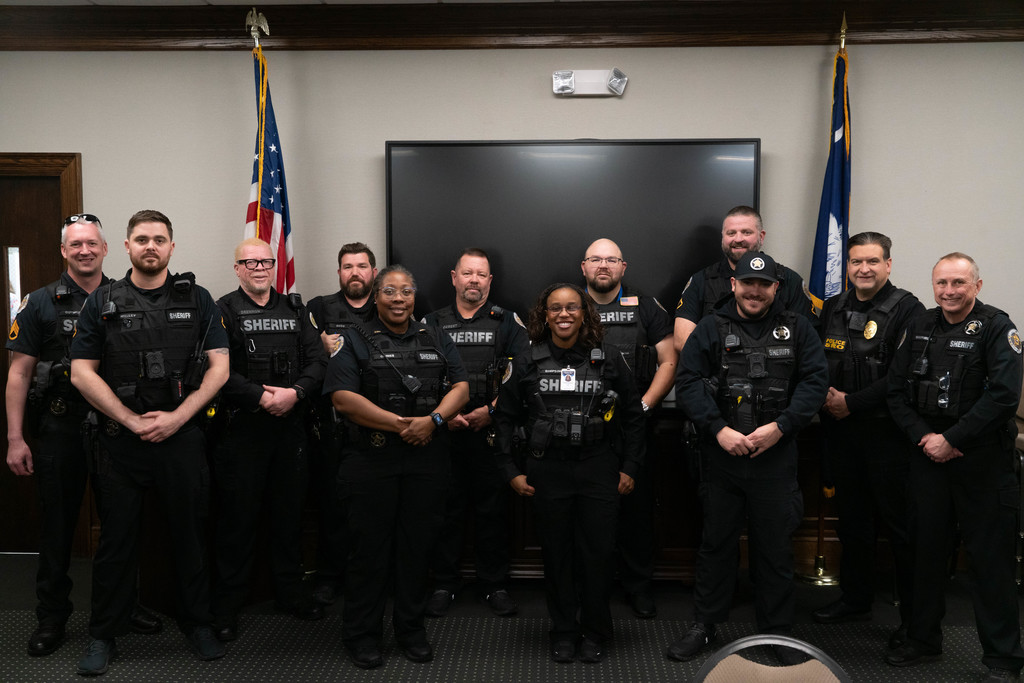 A photo of the SROs in Anderson School District One