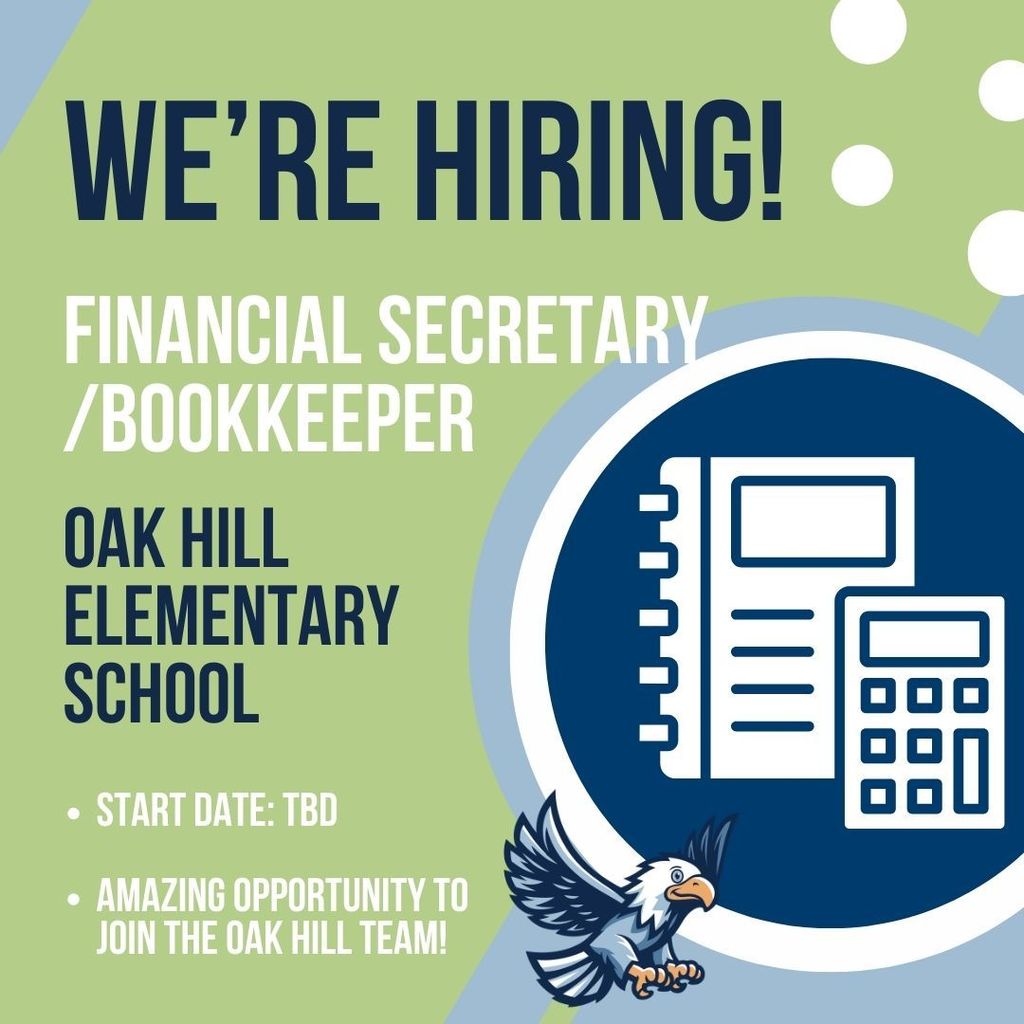 We are hiring a Bookkeeper at Oak Hill