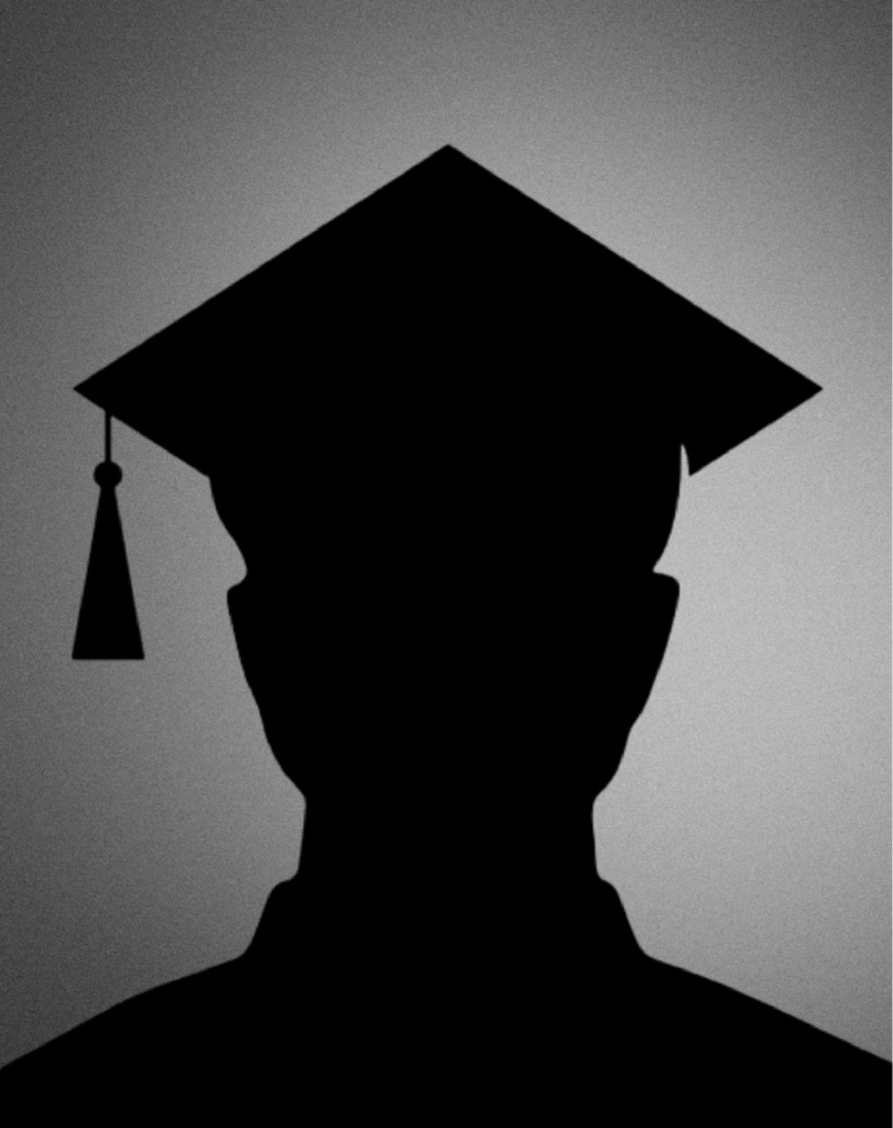 grad silhouette