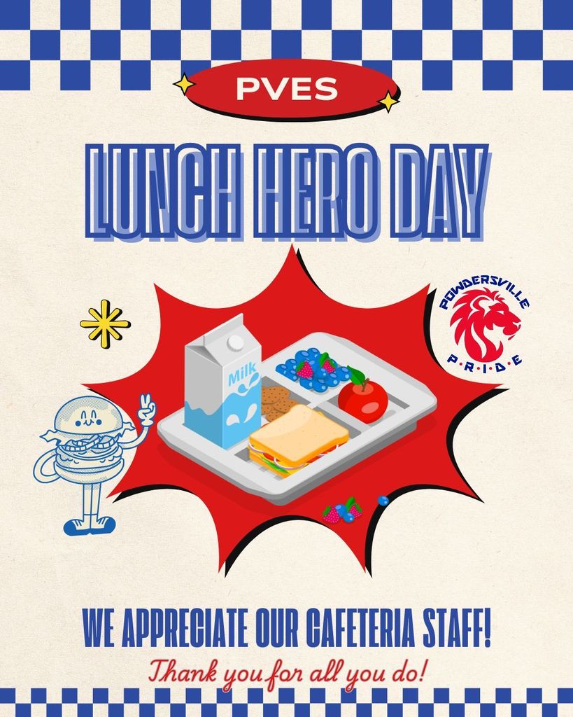 School Lunch Hero Day is Friday, May 1.