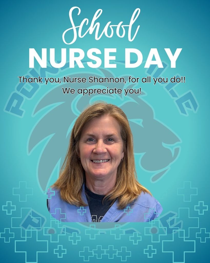 School Nurse's Day is May 6. Thank you, Nurse Shannon!