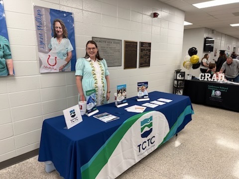picture of the Tri-County Technical College table available for information